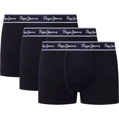 Pepe Jeans Boxers Pepe 3 Unités Black 2XL Homme - Publicité Pepe Jeans Boxers Pepe 3 Unités Black 2XL Homme - Publicité