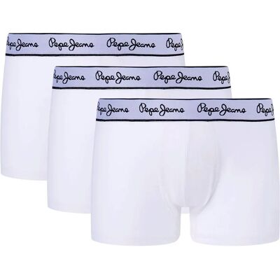Pepe Jeans Boxers Pepe 3 Unités White 2XL Homme - Publicité Pepe Jeans Boxers Pepe 3 Unités White 2XL Homme - Publicité