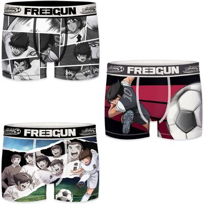 FREEGUN Boxers Oliver Benji Captain Tsubasa Microfiber Pk5485 3 Unités Multicolor S Homme - Publicité FREEGUN Boxers Oliver Benji Captain Tsubasa Microfiber Pk5485 3 Unités Multicolor S Homme - Publicité