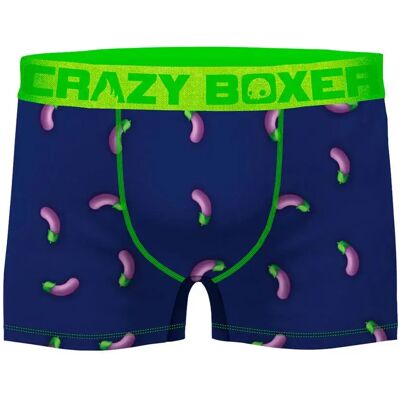 Crazy Boxer Boxers Eggplant Multicolor XL - Publicité Crazy Boxer Boxers Eggplant Multicolor XL - Publicité
