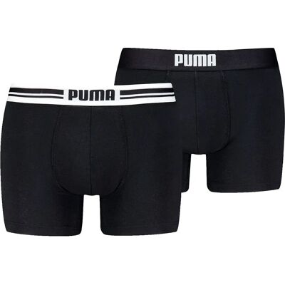 Puma Boxers Everyday Placed Logo 2 Unités Black / Black M - Publicité Puma Boxers Everyday Placed Logo 2 Unités Black / Black M - Publicité