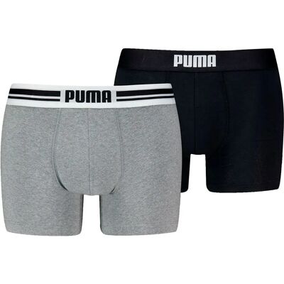 Puma Boxers Everyday Placed Logo 2 Unités Grey Melange / Black M - Publicité Puma Boxers Everyday Placed Logo 2 Unités Grey Melange / Black M - Publicité