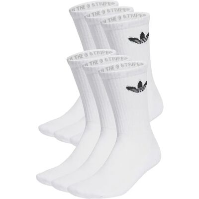 Adidas Originals Chaussettes Crew Trefoil Cushion 6 Paires White EU 40-42 - Publicité Adidas Originals Chaussettes Crew Trefoil Cushion 6 Paires White EU 40-42 - Publicité