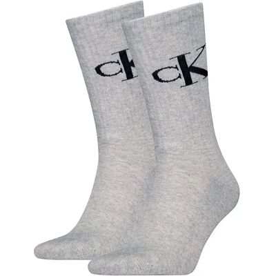 Calvin Klein Chaussettes Crew 701228802 2 Paires Light Grey Melange EU 39-42 - Publicité Calvin Klein Chaussettes Crew 701228802 2 Paires Light Grey Melange EU 39-42 - Publicité