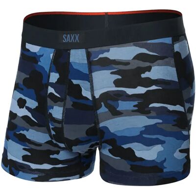 Saxx Underwear Boxers Vibe Xtra Trunk Fly Cloudbank Camo / Navy S Homme - Publicité Saxx Underwear Boxers Vibe Xtra Trunk Fly Cloudbank Camo / Navy S Homme - Publicité