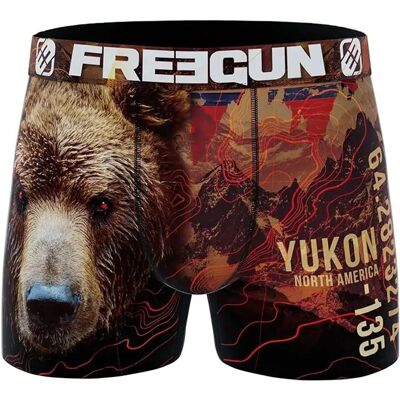 FREEGUN Boxers Bear Multicolored M - Publicité FREEGUN Boxers Bear Multicolored M - Publicité