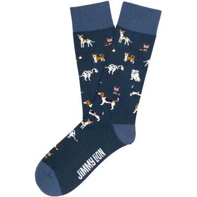 Jimmy Lion Chaussettes Crew Dogs Dark Blue EU 41-46 - Publicité Jimmy Lion Chaussettes Crew Dogs Dark Blue EU 41-46 - Publicité