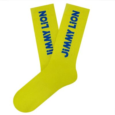 Jimmy Lion Chaussettes Crew Performance Jl Yellow EU 41-46 - Publicité Jimmy Lion Chaussettes Crew Performance Jl Yellow EU 41-46 - Publicité