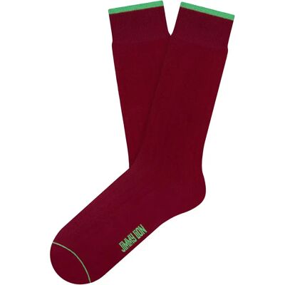 Jimmy Lion Chaussettes Crew Ribbed Dark Red EU 41-46 - Publicité Jimmy Lion Chaussettes Crew Ribbed Dark Red EU 41-46 - Publicité