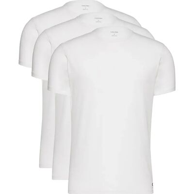 Calvin Klein Couche De Base à Manches Courtes Lv00nb4185 3 Unités White / White / White M Homme - Publicité Calvin Klein Couche De Base à Manches Courtes Lv00nb4185 3 Unités White / White / White M Homme - Publicité