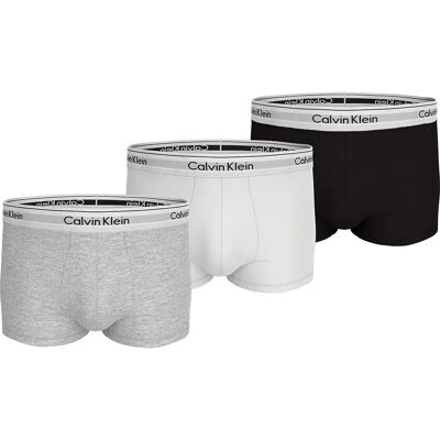 Calvin Klein Boxers Lv00nb4392 3 Unités Grey Heather / White / Black M Homme - Publicité Calvin Klein Boxers Lv00nb4392 3 Unités Grey Heather / White / Black M Homme - Publicité