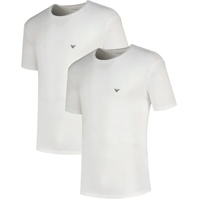 Giorgio Armani Emporio Armani Couche De Base à Manches Courtes Em001849_af14134 2 Unités White / White XL Homme - Publicité Giorgio Armani Emporio Armani Couche De Base à Manches Courtes Em001849_af14134 2 Unités White / White XL Homme - Publicité