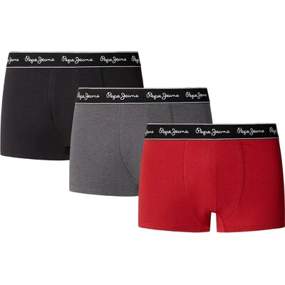 Pepe Jeans Boxers Solid 3 Unités Rugby Red S - Publicité Pepe Jeans Boxers Solid 3 Unités Rugby Red S - Publicité