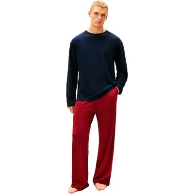 Tommy Hilfiger Pyjama à Manches Longues Um0um03698 Desert Sky / Red L Homme - Publicité Tommy Hilfiger Pyjama à Manches Longues Um0um03698 Desert Sky / Red L Homme - Publicité
