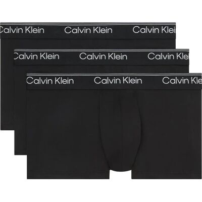 Calvin Klein Boxers Lv00nb4409 Trunk Low Rise 3 Unités Black / Black / Black 4XL Homme - Publicité Calvin Klein Boxers Lv00nb4409 Trunk Low Rise 3 Unités Black / Black / Black 4XL Homme - Publicité