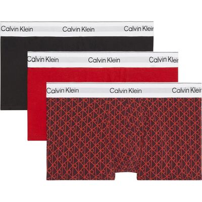 Calvin Klein Boxers Lv00nb4564 Trunk Low Rise 3 Unités Black / Seamless Emblem / Dark Berry / Ad XS Homme - Publicité Calvin Klein Boxers Lv00nb4564 Trunk Low Rise 3 Unités Black / Seamless Emblem / Dark Berry / Ad XS Homme - Publicité