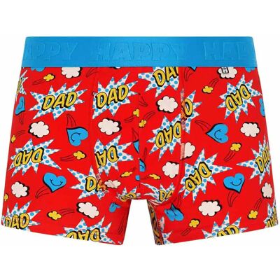 Happy Socks Boxers Super Dad S - Publicité Happy Socks Boxers Super Dad S - Publicité