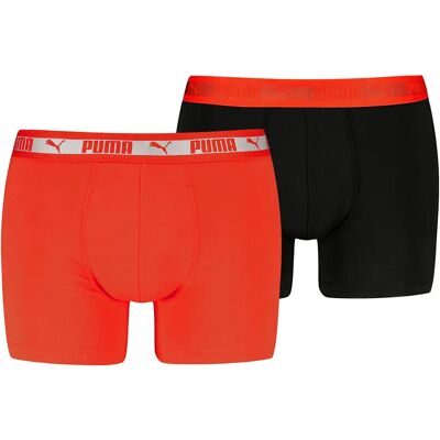 Puma Boxers 701233664 2 Unités Fierce Red / Black M - Publicité Puma Boxers 701233664 2 Unités Fierce Red / Black M - Publicité