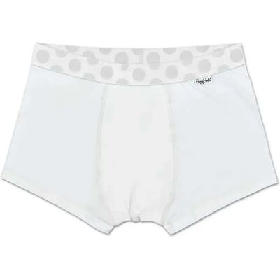 Happy Socks Boxers Solid White M - Publicité Happy Socks Boxers Solid White M - Publicité