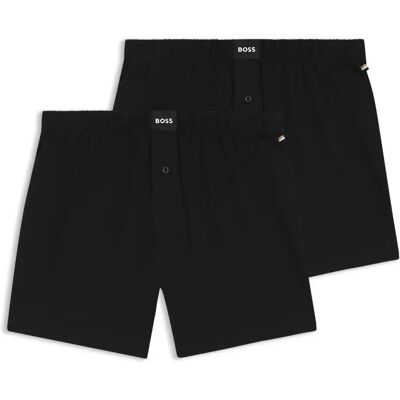 Boss Boxers 10272548 01 2 Unités Black 001 M Homme - Publicité Boss Boxers 10272548 01 2 Unités Black 001 M Homme - Publicité