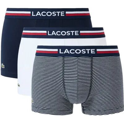 Lacoste Boxers 5h2382 3 Unités Navy / Blue / White L Homme - Publicité Lacoste Boxers 5h2382 3 Unités Navy / Blue / White L Homme - Publicité