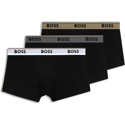 Boss Boxers Power Trunk 10276514 3 Unités Black M Homme - Publicité Boss Boxers Power Trunk 10276514 3 Unités Black M Homme - Publicité
