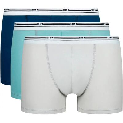 Dim Paris Boxers Ad306xp Basics Stretch Cotton 3 Unités Berlin Blue / Mineral Blue / Cold Grey M - Publicité Dim Paris Boxers Ad306xp Basics Stretch Cotton 3 Unités Berlin Blue / Mineral Blue / Cold Grey M - Publicité