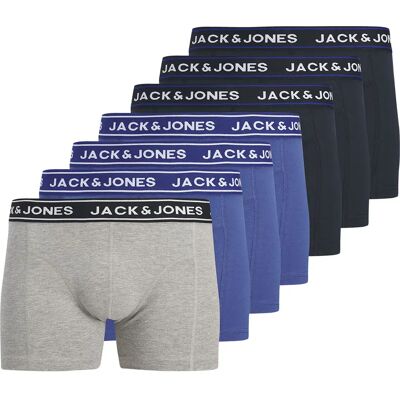 Jack & Jones Boxers Danny Solid Trunks 7 Unités Dazzling Blue / Dazzling Blue / Navy Blazer / Lgm M Homme - Publicité Jack & Jones Boxers Danny Solid Trunks 7 Unités Dazzling Blue / Dazzling Blue / Navy Blazer / Lgm M Homme - Publicité