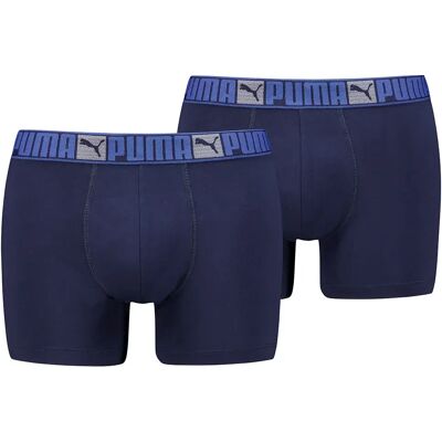 Puma Boxers 701236906 2 Unités Navy / Royal Sapphire XL - Publicité Puma Boxers 701236906 2 Unités Navy / Royal Sapphire XL - Publicité