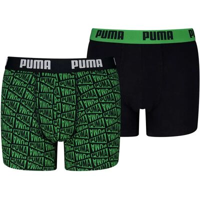 Puma Boxers 701236907 2 Unités Green / Black 7-8 Années - Publicité Puma Boxers 701236907 2 Unités Green / Black 7-8 Années - Publicité