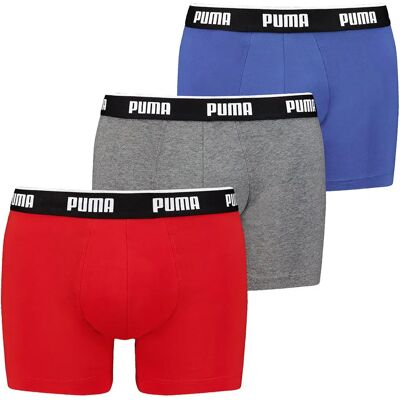 Puma Boxers Everyday Basics 3 Unités Red / Grey / Royal Sapphire XL Homme - Publicité Puma Boxers Everyday Basics 3 Unités Red / Grey / Royal Sapphire XL Homme - Publicité