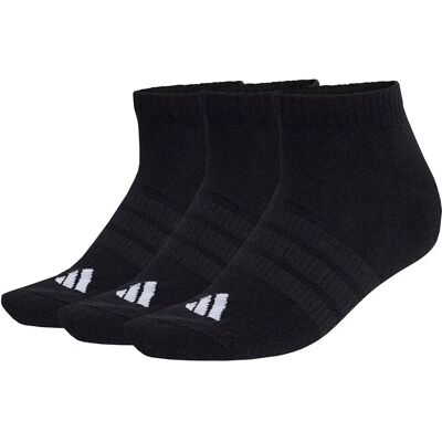 Adidas Chaussettes Cushioned Essentials Low Cut 3 Unités Black / Black / White EU 43-45 - Publicité Adidas Chaussettes Cushioned Essentials Low Cut 3 Unités Black / Black / White EU 43-45 - Publicité