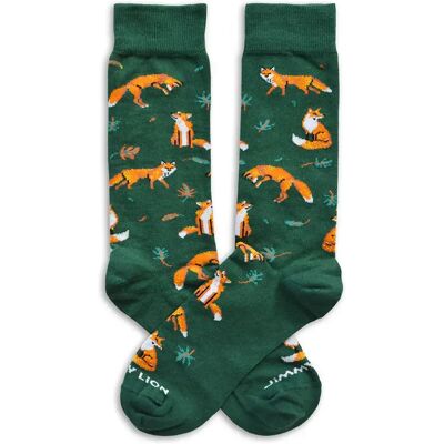 Jimmy Lion Chaussettes Longues Dusk Fox Green EU 41-46 - Publicité Jimmy Lion Chaussettes Longues Dusk Fox Green EU 41-46 - Publicité