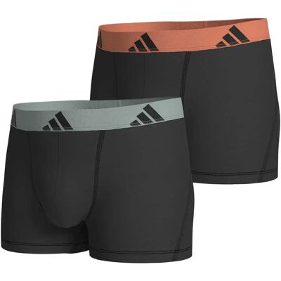 Adidas Underwear Boxers Active Flex Cotton 2 Unités Orange / Sage M Homme - Publicité Adidas Underwear Boxers Active Flex Cotton 2 Unités Orange / Sage M Homme - Publicité