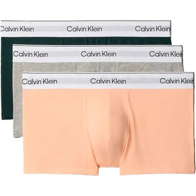 Calvin Klein Boxers Lv00nb4389 Trunk Low Rise 3 Unités Darkest Spruce / Peach Bliss / Grey Hea M Homme - Publicité Calvin Klein Boxers Lv00nb4389 Trunk Low Rise 3 Unités Darkest Spruce / Peach Bliss / Grey Hea M Homme - Publicité