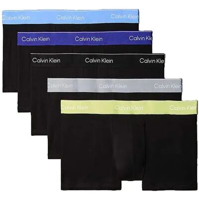 Calvin Klein Boxers Lv00nb4390 Trunk Low Rise 5 Unités Black Wb / Blue Descent Wb / Green Bl M Homme - Publicité Calvin Klein Boxers Lv00nb4390 Trunk Low Rise 5 Unités Black Wb / Blue Descent Wb / Green Bl M Homme - Publicité