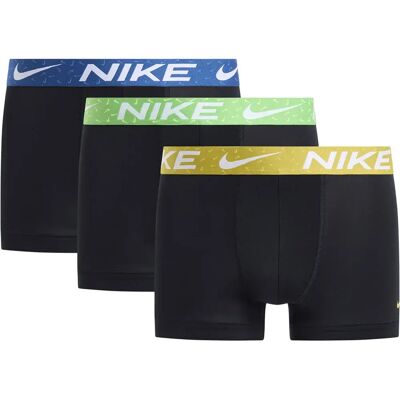 Nike Boxers 0000ke1156 Trunk 3 Unités Black Sfrn Qrtz / Mn Grn / Ct Bl M Ssh Wb S Homme - Publicité Nike Boxers 0000ke1156 Trunk 3 Unités Black Sfrn Qrtz / Mn Grn / Ct Bl M Ssh Wb S Homme - Publicité