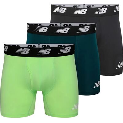 New Balance Boxers Premium 6´´ 3 Unités Green M Homme - Publicité New Balance Boxers Premium 6´´ 3 Unités Green M Homme - Publicité