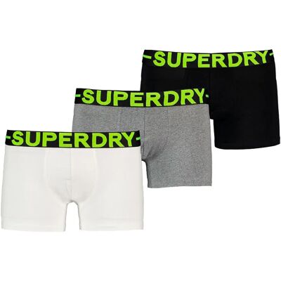 Superdry Boxers M3110475a Trunk 3 Unités Black / Grey / Optic M Homme - Publicité Superdry Boxers M3110475a Trunk 3 Unités Black / Grey / Optic M Homme - Publicité