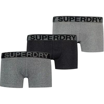 Superdry Boxers M3110475a Trunk 3 Unités Grey Mix XL Homme - Publicité Superdry Boxers M3110475a Trunk 3 Unités Grey Mix XL Homme - Publicité