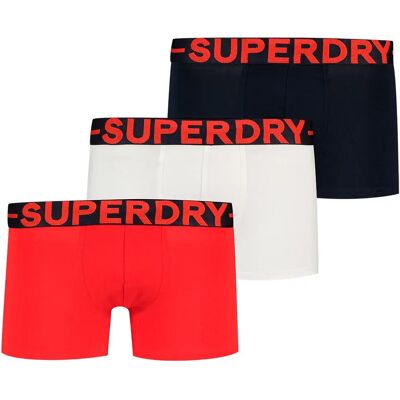 Superdry Boxers M3110475a Trunk 3 Unités Navy / Red / Optic XL Homme - Publicité Superdry Boxers M3110475a Trunk 3 Unités Navy / Red / Optic XL Homme - Publicité