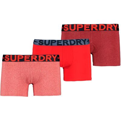 Superdry Boxers M3110475a Trunk 3 Unités Red Mix XL Homme - Publicité Superdry Boxers M3110475a Trunk 3 Unités Red Mix XL Homme - Publicité