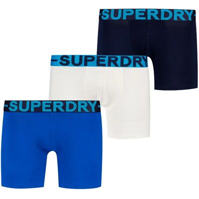 Superdry Boxers M3110476a 3 Unités Navy / Blue / Optic M Homme - Publicité Superdry Boxers M3110476a 3 Unités Navy / Blue / Optic M Homme - Publicité