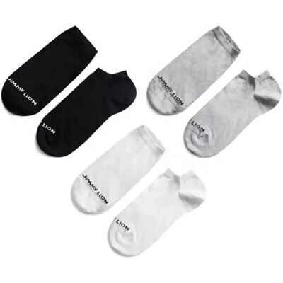 Jimmy Lion Chaussettes Courtes Bundle Essentials Mix White / Black / Grey EU 41-46 - Publicité Jimmy Lion Chaussettes Courtes Bundle Essentials Mix White / Black / Grey EU 41-46 - Publicité