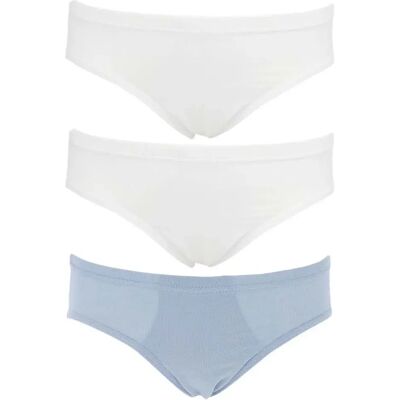 Cotonella Slips Ab094 3 Unités Briefs Ass 2Bi-1Az 8 Années - Publicité Cotonella Slips Ab094 3 Unités Briefs Ass 2Bi-1Az 8 Années - Publicité