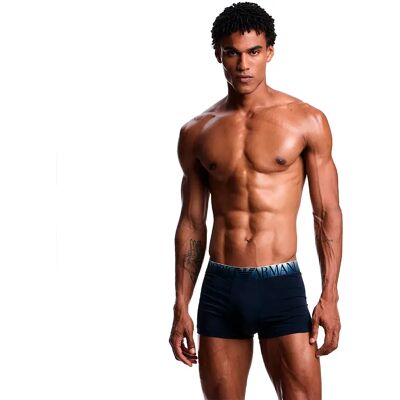 Giorgio Armani Emporio Armani Boxers Em000231_af18896 Trunk Armani Blue L Homme - Publicité Giorgio Armani Emporio Armani Boxers Em000231_af18896 Trunk Armani Blue L Homme - Publicité