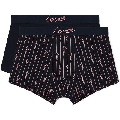 Giorgio Armani Emporio Armani Boxers Em001014_af19049 Trunk 2 Unités Ar.Blue Aop / ArBlue S Homme - Publicité Giorgio Armani Emporio Armani Boxers Em001014_af19049 Trunk 2 Unités Ar.Blue Aop / ArBlue S Homme - Publicité