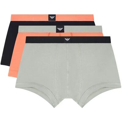Giorgio Armani Emporio Armani Boxers Em002205_af20673 Trunk 3 Unités Black / Sage / Camellia XL Homme - Publicité Giorgio Armani Emporio Armani Boxers Em002205_af20673 Trunk 3 Unités Black / Sage / Camellia XL Homme - Publicité