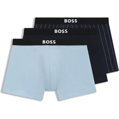 Boss Boxers One D 10267408 01 3 Unités Open Blue L Homme - Publicité Boss Boxers One D 10267408 01 3 Unités Open Blue L Homme - Publicité
