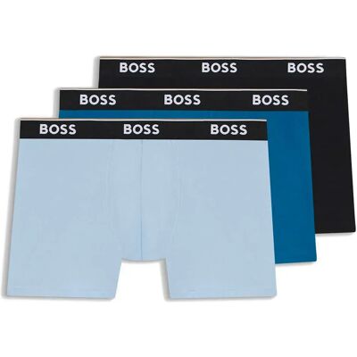 Boss Boxers Power 10276620 3 Unités Open Blue L Homme - Publicité Boss Boxers Power 10276620 3 Unités Open Blue L Homme - Publicité